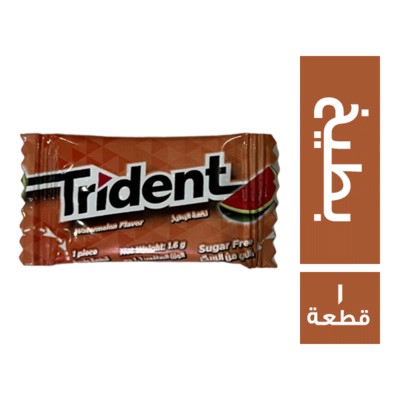 ترايدنت لبان بنكهة البطيخ - 1 قطعة