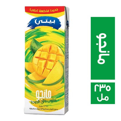 بيتي عصير مشروب تروبيكانا بطعم المانجو - 235 مل