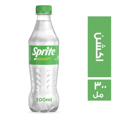 سبرايت مشروب غازي بطعم الليمون اكشن - 300 مل